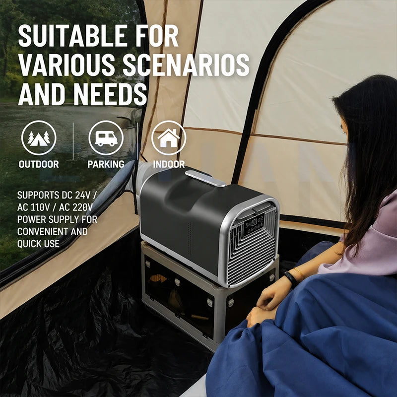 Climatiseur Portable 4500 BTU — Refroidissement Rapide & Silencieux