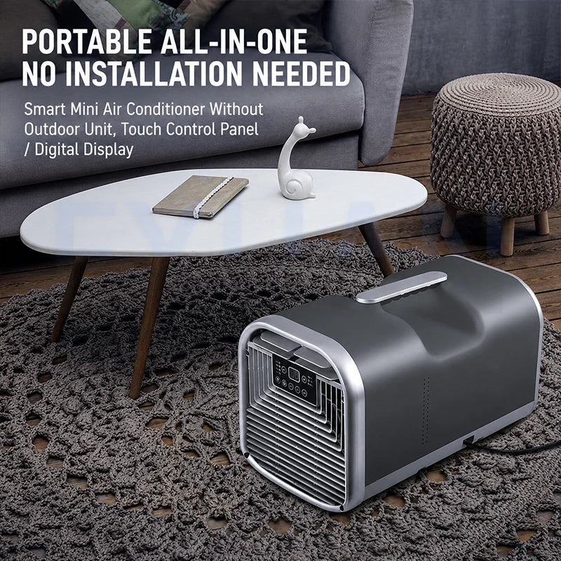Climatiseur Portable 4500 BTU — Refroidissement Rapide & Silencieux
