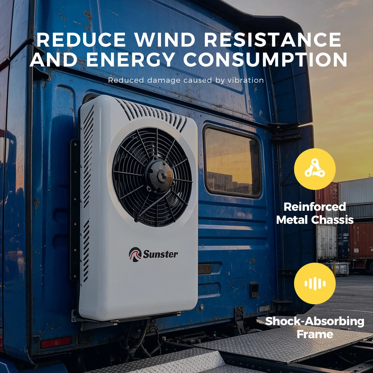 Climatiseur de Parking 12V/24V — Refroidissement Rapide & Économie d'Énergie